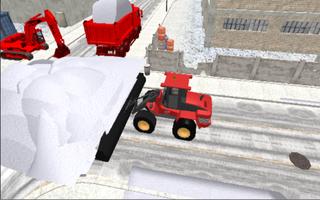 Heavy Snow Road:CraneExcavator poster