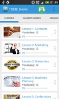 Exercices de vocabulaire TOEIC capture d'écran 1