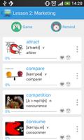 Exercices de vocabulaire TOEIC capture d'écran 2
