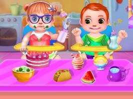 Twin Baby Care Girls Game स्क्रीनशॉट 1