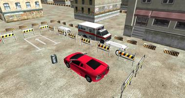 Ambulancia 3D Parking Juego Poster