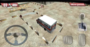 Ambulance 3D Parking Game capture d'écran 2