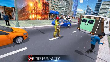Firefighter Hero: City Rescue تصوير الشاشة 2