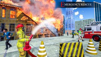 Firefighter Hero: City Rescue تصوير الشاشة 3