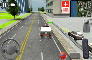 City Ambulance Driving 3D capture d'écran 2