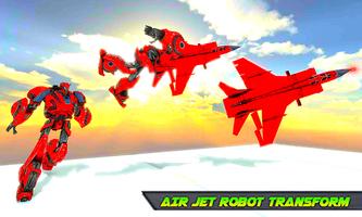 Air Jet Robot Transformation:Real Shooting Game 3D capture d'écran 1