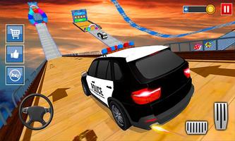 Police Prado Car Stunt - Ramp Car Racing Game 3D imagem de tela 1