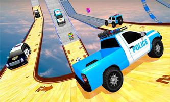 Police Prado Car Stunt - Ramp Car Racing Game 3D imagem de tela 3