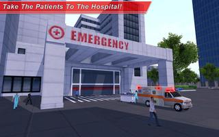 Ambulance Rescue Simulator captura de pantalla 2