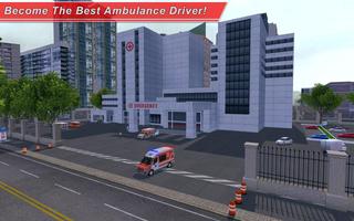 Ambulance Rescue Simulator Affiche