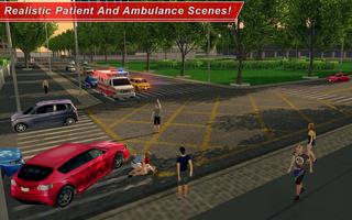 Ambulance Rescue Simulator captura de pantalla 1