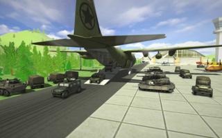 Armée Avion Car Simulator 2017 Affiche