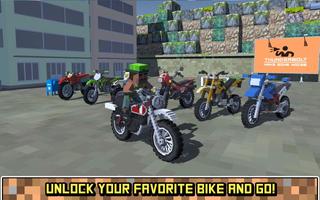 3 Schermata Blocky Motorbike Summer Breeze