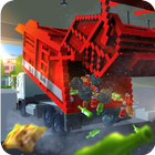 Blocky Garbage Truck SIM PRO biểu tượng