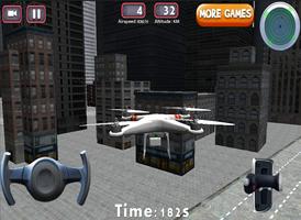 3D無人機飛行模擬器遊戲 海報