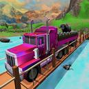 farm animal cargo transport hill climb APK