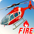 hélicoptère feu vigueur icône