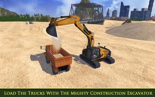 Heavy Excavator & Truck SIM Cartaz