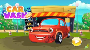 Kids Fun Car Wash: Car Games پوسٹر