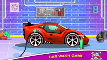 Kids Fun Car Wash: Car Games اسکرین شاٹ 2