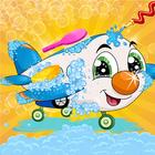 Kids Airplane: Fun Wash Games ไอคอน