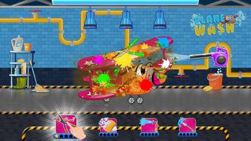 Kids Airplane: Fun Wash Games plakat
