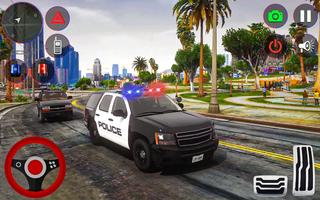 Police Car Chase Cop Game 3D Plakat