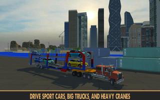 Practise Crane & Labor Truck screenshot 1