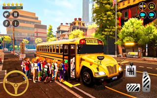 autobús escolar de la ciudad captura de pantalla 1