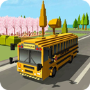 School Bus Game Blocky World APK