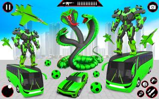 Poster Snake Robot Transforming Car