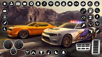 Police Car Chase Cop Sim Games captura de pantalla 1