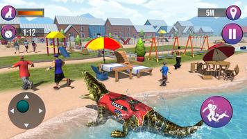 US Police Crocodile Simulator 2019: Beach Attack🐊 Affiche