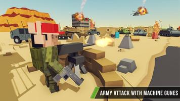 برنامه‌نما Blocky Army Base:Modern War Cr عکس از صفحه