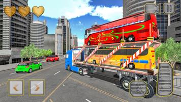 Bus Transport Trailer Truck Simulator capture d'écran 1