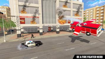 Flying Fire Truck Simulator screenshot 3