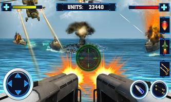 Navy Battleship Attack 3D स्क्रीनशॉट 1