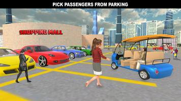 Shopping Mall Rush Taxi: City Driver Simulator captura de pantalla 2
