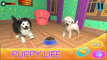 Virtual Pet Family Dog Games Affiche