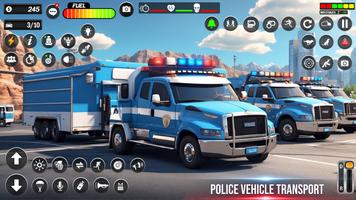 Police Véhicule Transport Jeux Affiche