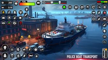 Police Vehicle Transport Games ảnh chụp màn hình 2