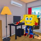 Sponge Neighbor Game-Sponge 3D Zeichen