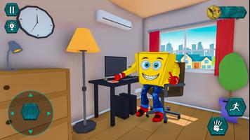 Sponge Neighbor Game-Sponge 3D الملصق