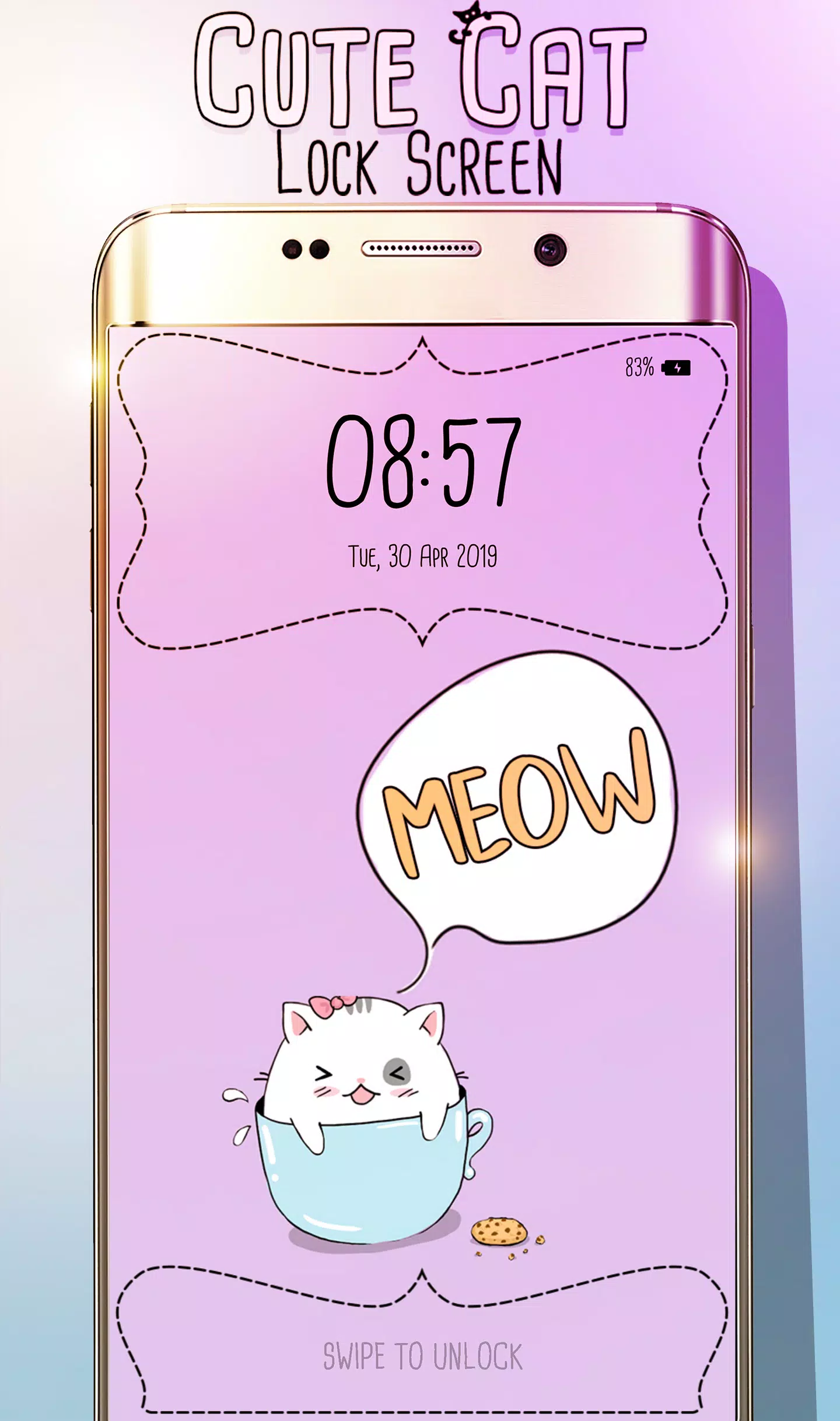 Tải xuống APK Cute Cat Lock Screen Wallpaper cho Android