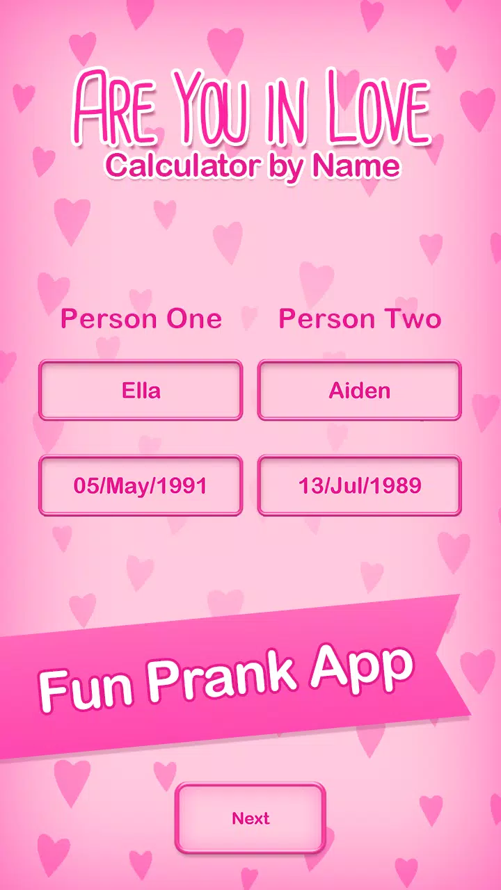Descarga de APK de Broma Calculadora De Amor Con Nombres para Android