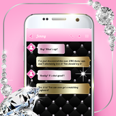 SMS Berichten App Diamant-icoon