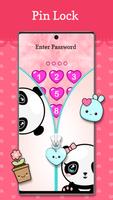 Kawaii Zipper Lock Screen اسکرین شاٹ 2