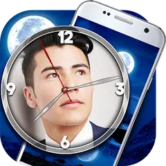 download Orologio con Foto Sfondo Animato Luna APK