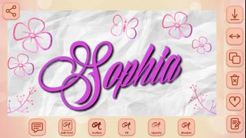 Name Art on Photo Love Calligraphy ภาพหน้าจอ 3