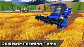 Tractor Farming Simulator Game الملصق